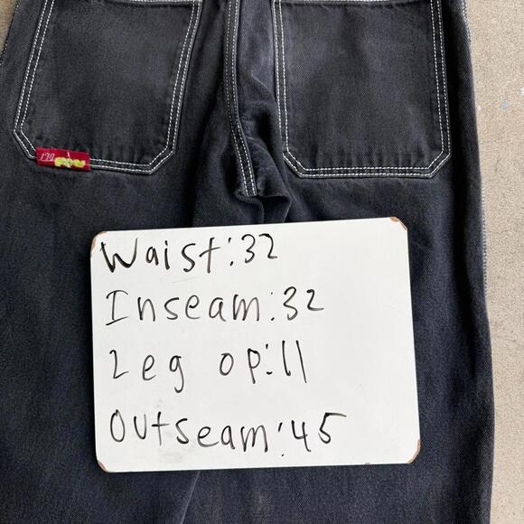 Y2K Jnco Jeans Pipes Baggy Faded Jeans - Picture 5 of 5